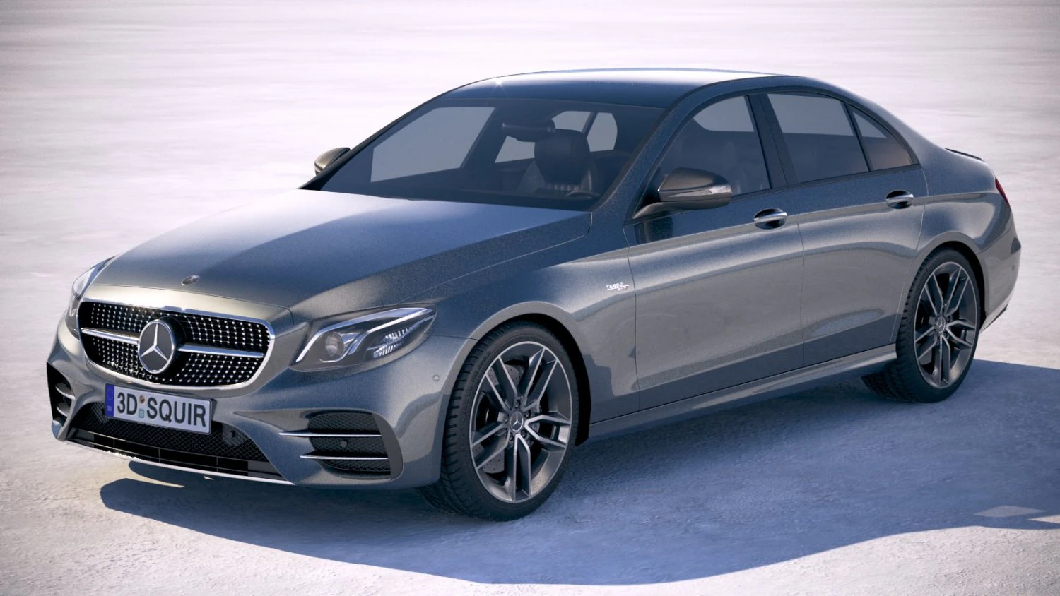 Mercedes-Benz E53 AMG Sedan 2019 3D Model .c4d .max .obj .3ds .fbx .stl .blend 