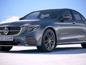 Mercedes-Benz E53 AMG Sedan 2019 3D Model