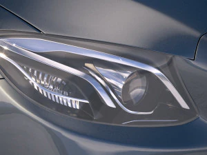 Mercedes-Benz E53 AMG Sedan 2019 3D Model