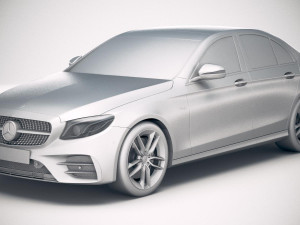 Mercedes-Benz E53 AMG Sedan 2019 Modelo 3D
