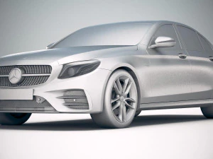 Mercedes-Benz E53 AMG Sedan 2019 3D Model