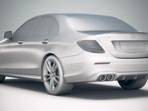 Mercedes-Benz E53 AMG Sedan 2019 3D Model