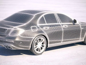 Mercedes-Benz E53 AMG Sedan 2019 3D Model