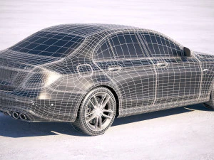 Mercedes-Benz E53 AMG Sedan 2019 3D Model