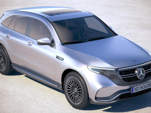 Mercedes-Benz EQC 2020 3D Модель