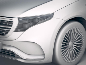 Mercedes-Benz EQC 2020 3D Модель