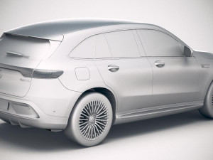 Mercedes-Benz EQC 2020 3D Модель