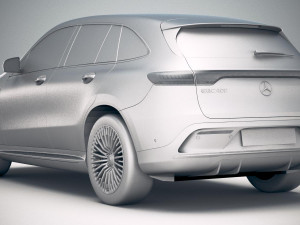 Mercedes-Benz EQC 2020 3D Модель