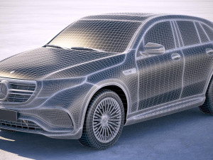 Mercedes-Benz EQC 2020 3D Модель