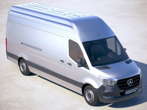 Mercedes-Benz Sprinter Long 2019 3Dモデル