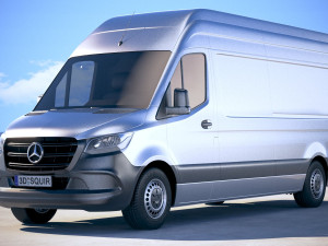 Mercedes-Benz Sprinter Long 2019 3Dモデル