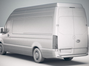 Mercedes-Benz Sprinter Long 2019 3Dモデル