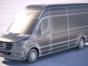 Mercedes-Benz Sprinter Long 2019 3Dモデル