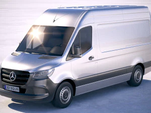 Padr&atilde;o Mercedes-Benz Sprinter 2019 Modelo 3D
