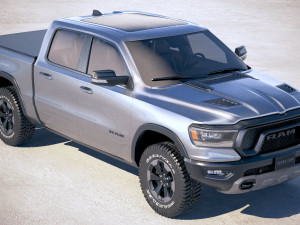 RAM 1500 Rebel Crew Cab 2019 Modèle 3D
