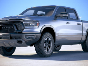 RAM 1500 Rebel Crew Cab 2019 Modèle 3D