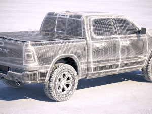 RAM 1500 Rebel Crew Cab 2019 Modèle 3D