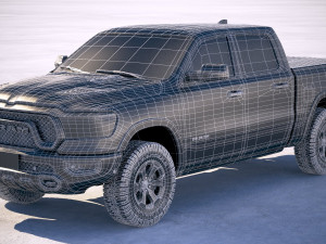 RAM 1500 Rebel Crew Cab 2019 Modèle 3D