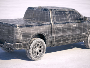 RAM 1500 Rebel Crew Cab 2019 Modèle 3D