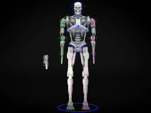 Terminator T-800 Genisys 3D Model