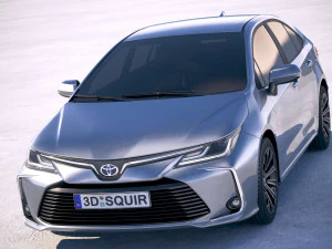 Toyota Corolla Hybrid 2020 3D Model