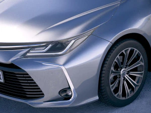 Toyota Corolla Hybrid 2020 3D Model