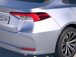 Toyota Corolla Hybrid 2020 3D Модель