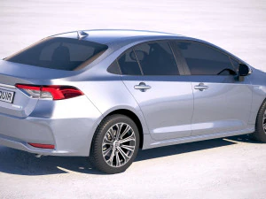 Toyota Corolla Hybrid 2020 3D Model