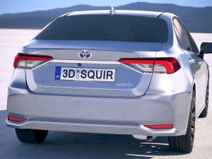 Toyota Corolla Hybrid 2020 3D Model