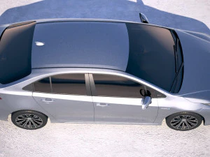Toyota Corolla Hybrid 2020 3D Model