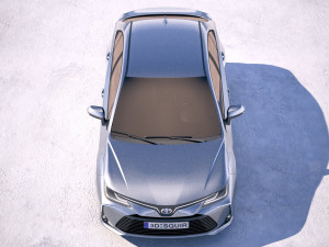 Toyota Corolla Hybrid 2020 3D Модель