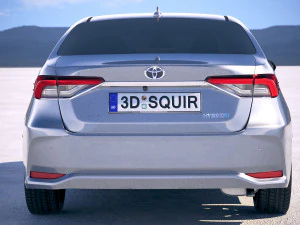 Toyota Corolla Hybrid 2020 3D Model
