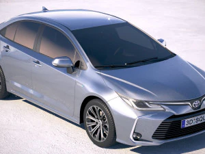 Toyota Corolla Hybrid 2020 3D Model