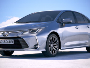Toyota Corolla Hybrid 2020 3D Модель