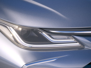 Toyota Corolla Hybrid 2020 3D Модель