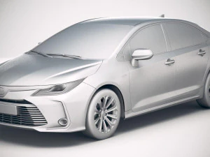 Toyota Corolla Hybrid 2020 3D Model