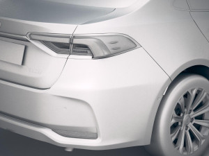 Toyota Corolla Hybrid 2020 3D Модель