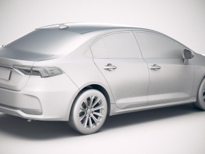 Toyota Corolla Hybrid 2020 3D Модель