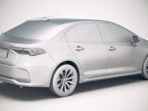 Toyota Corolla Hybrid 2020 3D Model