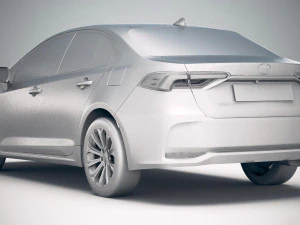 Toyota Corolla Hybrid 2020 3D Model
