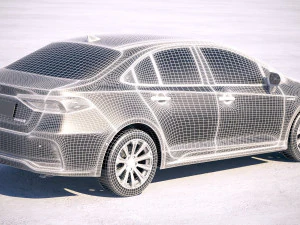 Toyota Corolla Hybrid 2020 3D Model