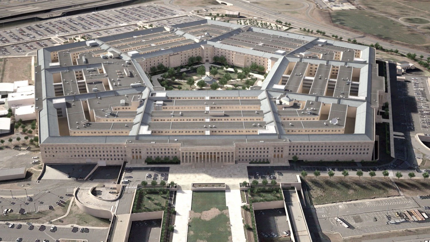 Pentagon USA 3D Model .c4d .max .obj .3ds .fbx .stl .blend