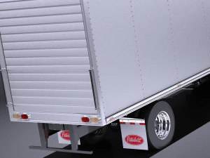 Peterbilt 337 Box 2017 vray 3D Model
