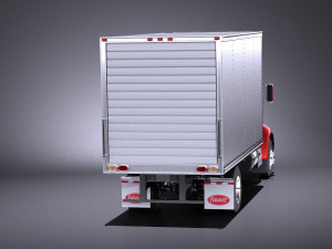 Peterbilt 337 Box 2017 vray 3D Модель