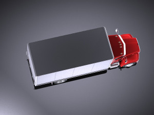 Peterbilt 337 Box 2017 vray 3D Модель