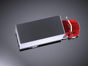 Peterbilt 337 Box 2017 vray 3D Model