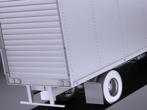 Peterbilt 337 Box 2017 vray 3D Модель