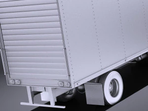 Peterbilt 337 Box 2017 vray 3D Model