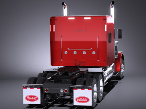 Peterbilt 389 Sleeper Cab 2017 vray Model 3D