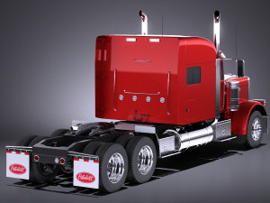 Peterbilt 389 Sleeper Cab 2017 vray Model 3D